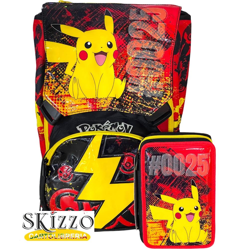 Zaino & Astuccio 3 Zip “Pokemon” 2024/2025 – Seven - immagine 2
