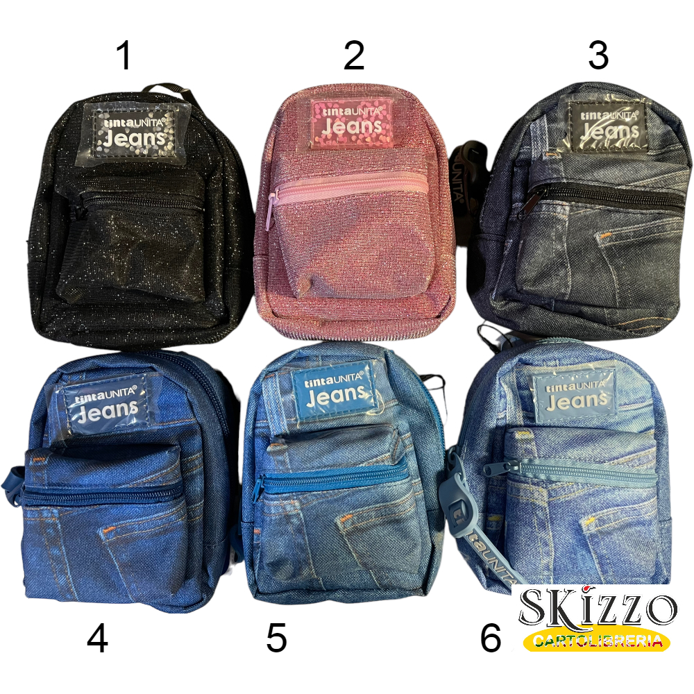 Zainetto/Borsetta TintaUnita Jeans - immagine 2