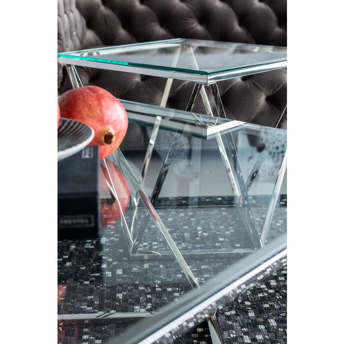 Tavolino Prisma 80×80 acciaio - immagine 3