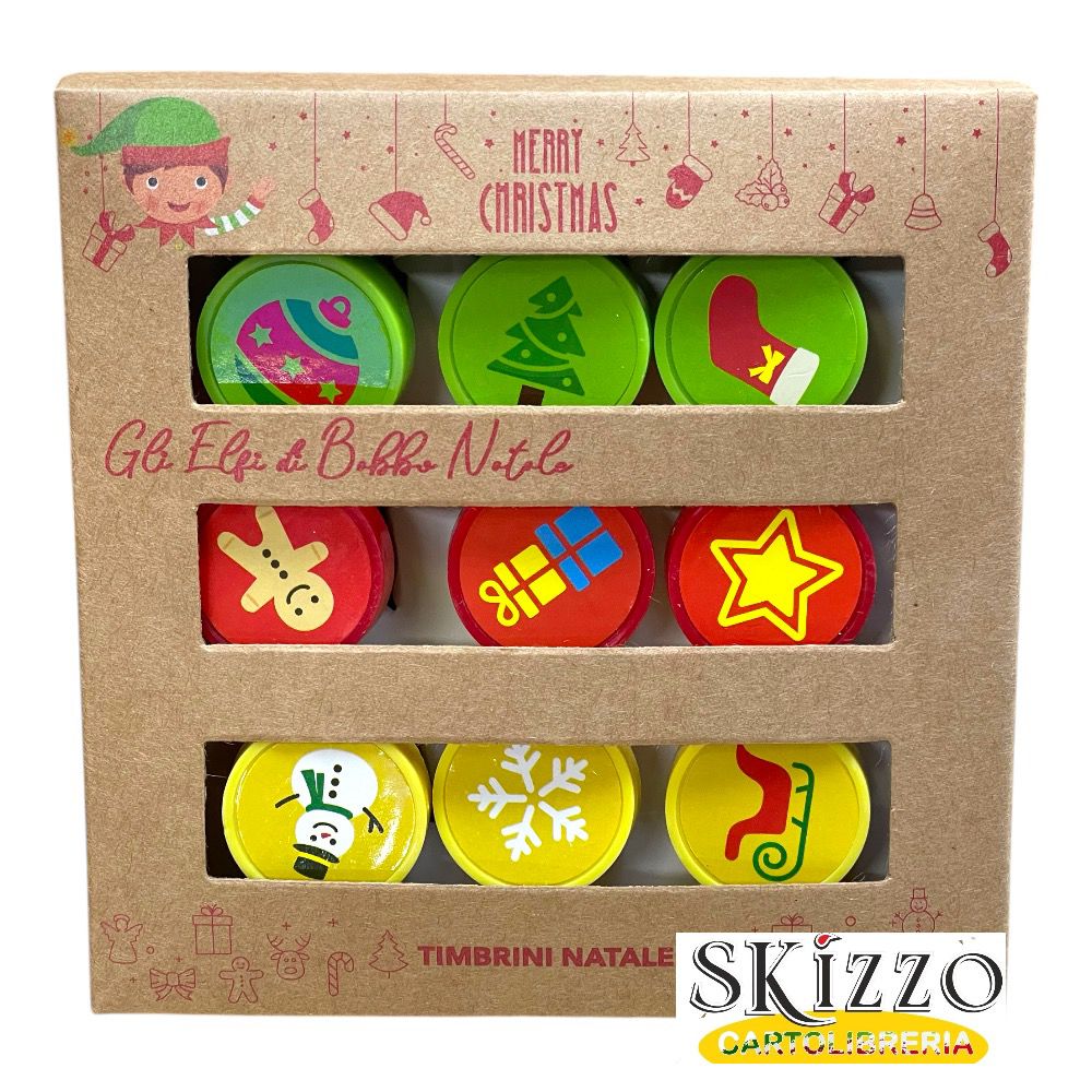 Set 9 Timbrini “Natale” – Maricart - immagine 2